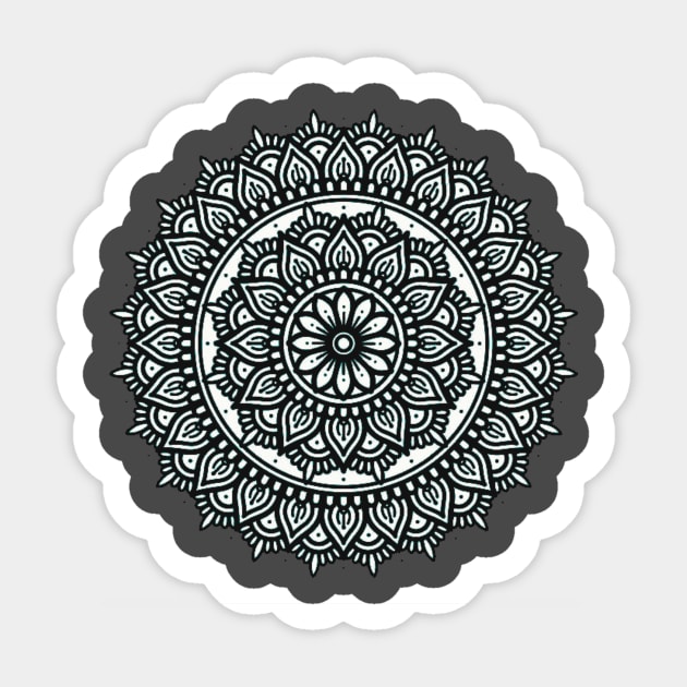 Floral mandala Sticker by Craftiliciouscraft 